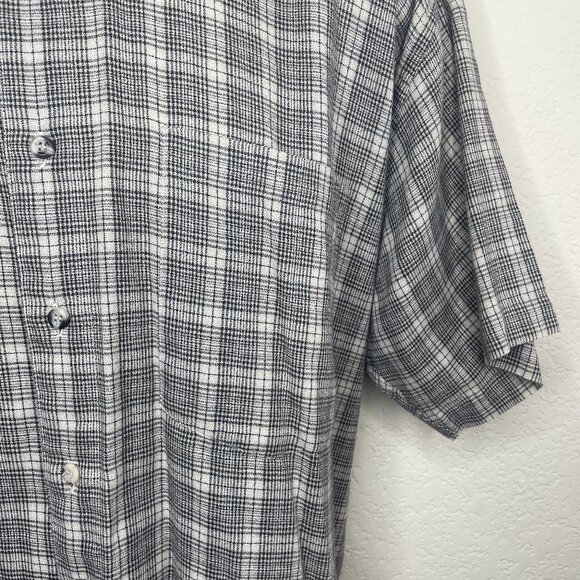 Vintage Hathaway Authentic Men's 100% Cotton Button Down Shirt Casual Sz XL - Picture 8 of 8